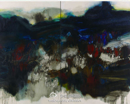 朱德群的《无题》以7068万港元成交