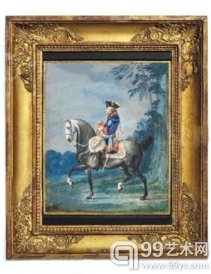 丹尼尔·霍多维茨基(DanielChodowiecki)《骏马上的菲特烈大帝》