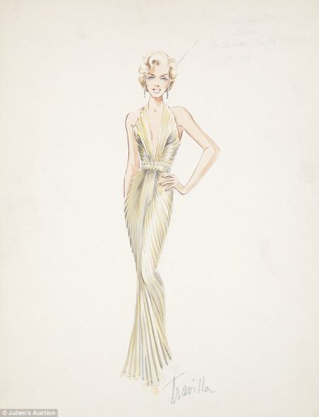 玛丽莲·梦露裙装图样将被拍卖