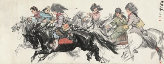 黄胄(1925-1998) 幸福一代 