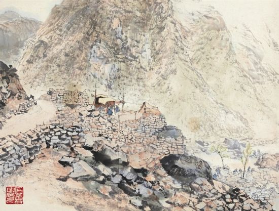 石鲁 (1919-1982) 采石场 