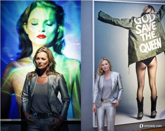 左：Chris Levine的作品 'She's Light'拍得115875英镑 右：Craig McDean 2002年摄影作品拍得49875英镑