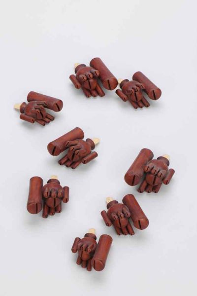 “鸿”字紫漆鸽哨九星四对