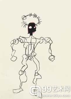 巴斯奎特 无题 佳士得拍出的有争议作品