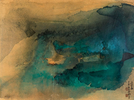 张大千 丁未泼彩