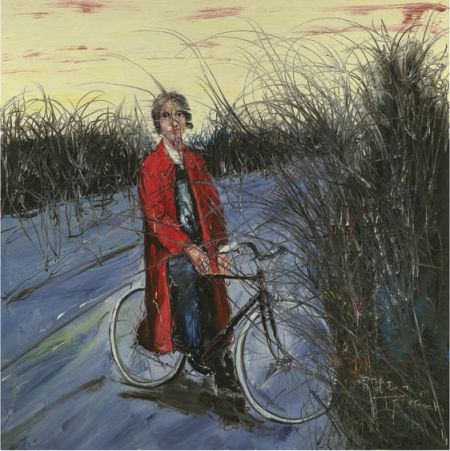 曾梵志《自行车》