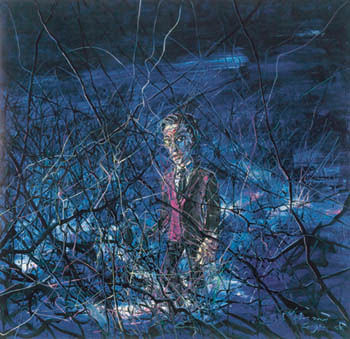 曾梵志《无题08.12.19》布面油画 2008年 200×200cm