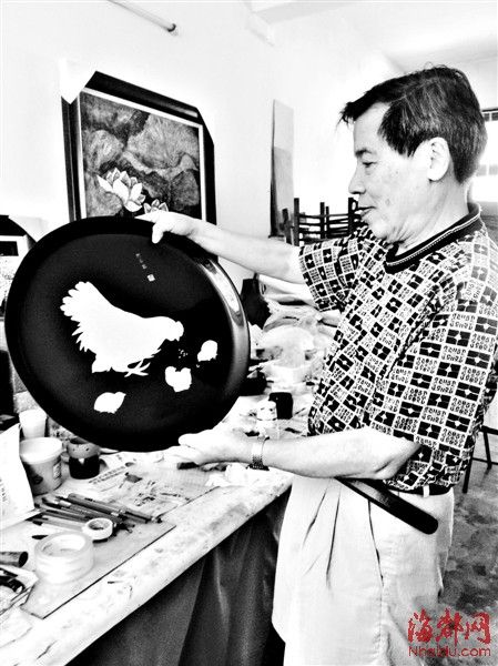 手工制作的大漆漆艺，需要花费很长时间