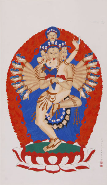 【赵蕴玉 《大威德金刚》】