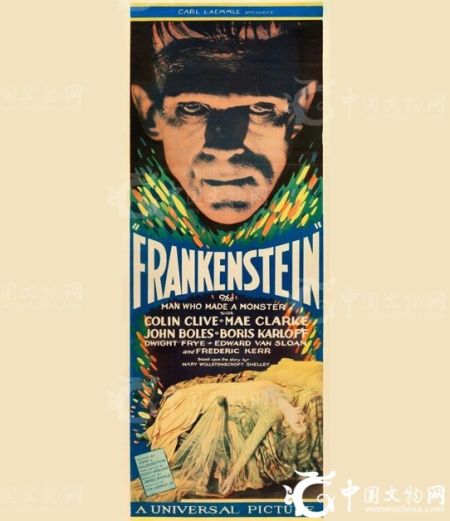 《科学怪人》电影原始海报插页将现身拍场