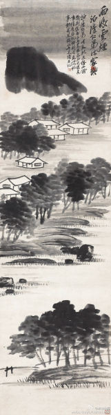 齐白石《雨后云烟》1265万成交