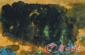 张大千 《乙巳泼彩》