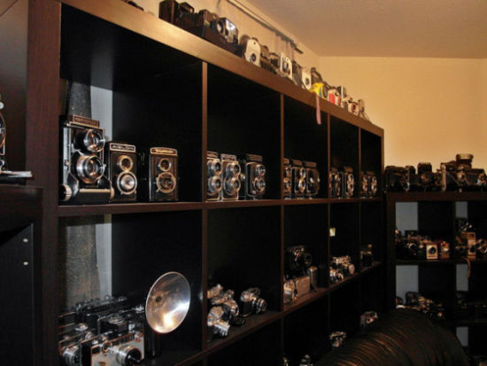 收藏家Brian Cue的相机群