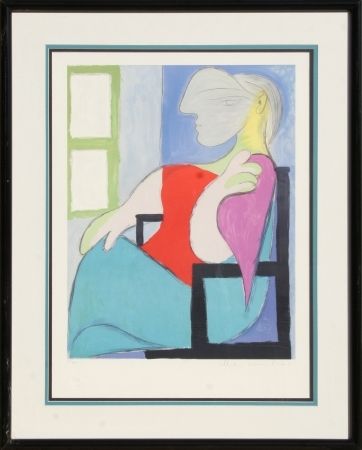 《Femme assise pres d’une fenetre》