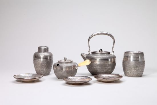 纯银茶具组合五件套(原箱)