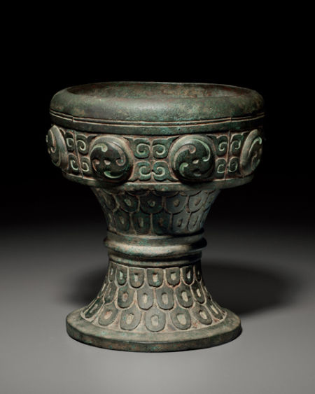 西周 青铜鳞纹豆 40.1万美元 2014年纽约佳士得秋拍