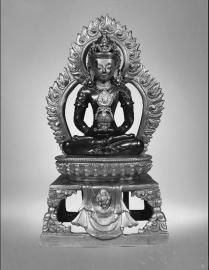 清乾隆 紫金琍玛无量寿佛 成交价：8970万元