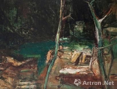 屠宏涛 《碧峰峡小路》70X90cm 2013年作