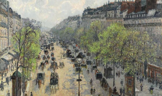 《蒙马特大道，春晓》