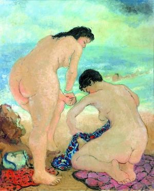 潘玉良《海边三裸女》成交价为1667.5万港元