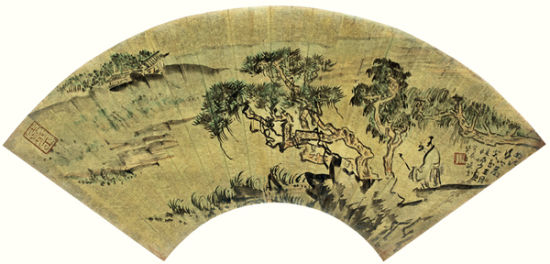 陆俨少 《曲江行吟图》2014北京匡时迎春拍卖 成交价35.6万元