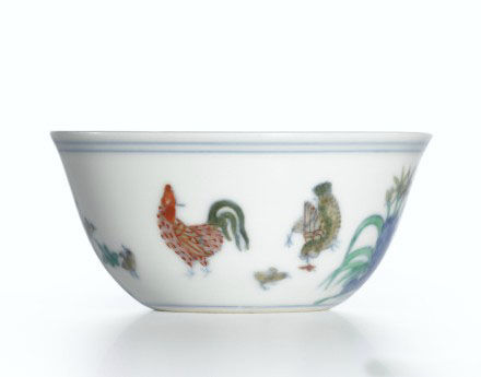 玫茵堂珍藏明成化斗彩鸡缸