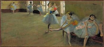 德加《舞女》