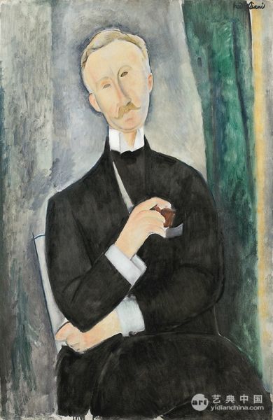 莫迪里阿尼 罗杰肖像 1919