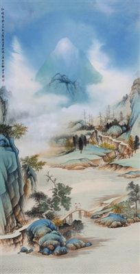 保利拍品 陈无忌2011年作《江堤看云》