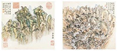 董邦达作品《葛洪山八景》（局部）领衔中国嘉德秋拍古代书画部分。