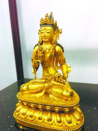 金刚萨埵菩萨像 大明永乐年施。