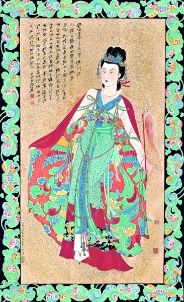 图片为张大千的《红拂女》（资料图片）