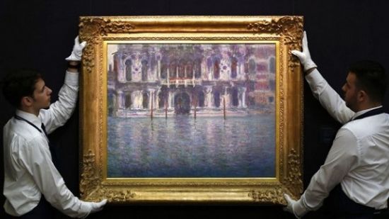 莫奈描绘威尼斯景色的重要珍贵巨作《康塔里尼宫》(le Palais Contarini)拍出2560万美元