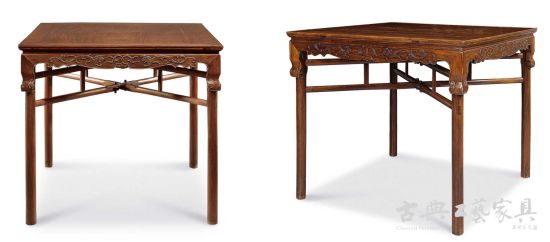 明晚期 黄花梨折腿方桌，成交价322万港元。（图片提供：中国嘉德）