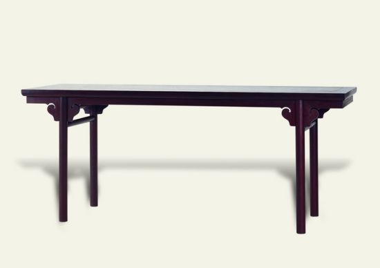 田家青 紫檀楠木影面画案 27.5万元 2003年中国嘉德春拍