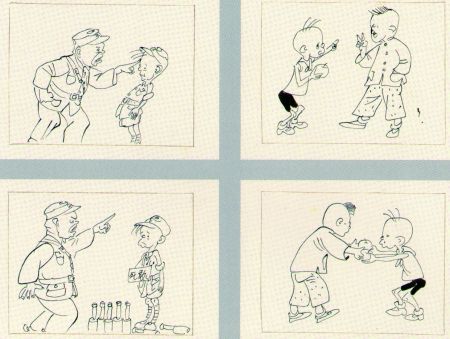 张乐平的三毛画稿