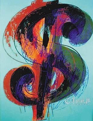 安迪·沃霍尔 《美元符号》