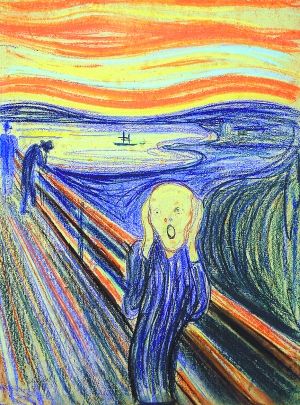 蒙克作品，《呐喊》（The Scream）