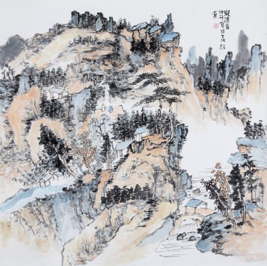 王洪超 &nbsp;观瀑图(＃165427003)