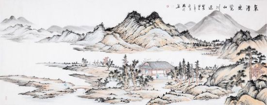 杨珍 &nbsp;气清更觉山川近(＃168565002)