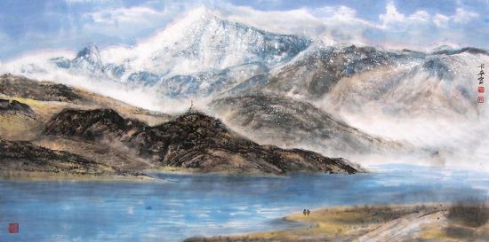 吴卡平  喜马拉雅系列之西藏羊湖(＃168015004)