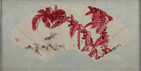 齐白石 《群虾图》 水墨纸本 立轴 101×34.5cm