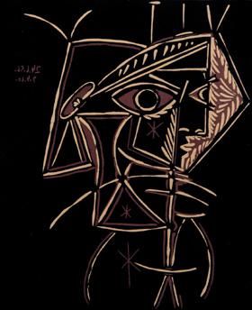 巴勃罗﹒毕加索的《女人头像(114/300)》