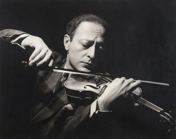 优素福·卡什的《小提琴家—亚莎·海菲兹(161/250)》