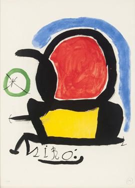 胡安·米罗的作品《萨拉加斯帕尔》