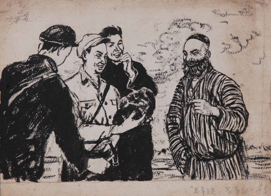 图11【黄胄《老羊倌》】