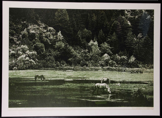 图14 徐匡《静静的九寨》