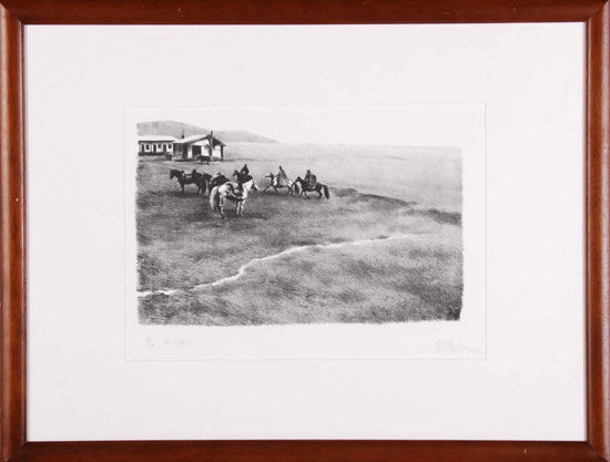 图15【吴长江《草地驿站》】