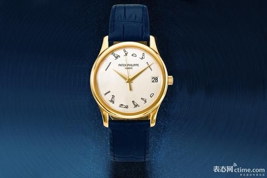 LOT 144：百达翡丽3998J埃及象形文字盘面