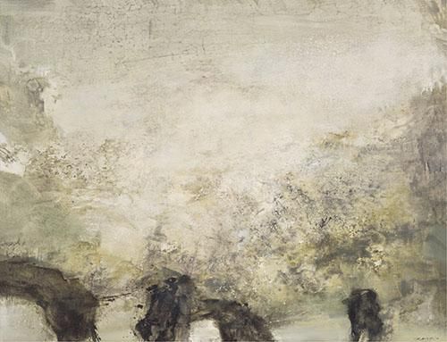 赵无极 23.3.82 油彩 画布